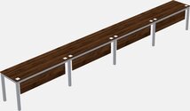 Rectangular Desk - Metal Frame