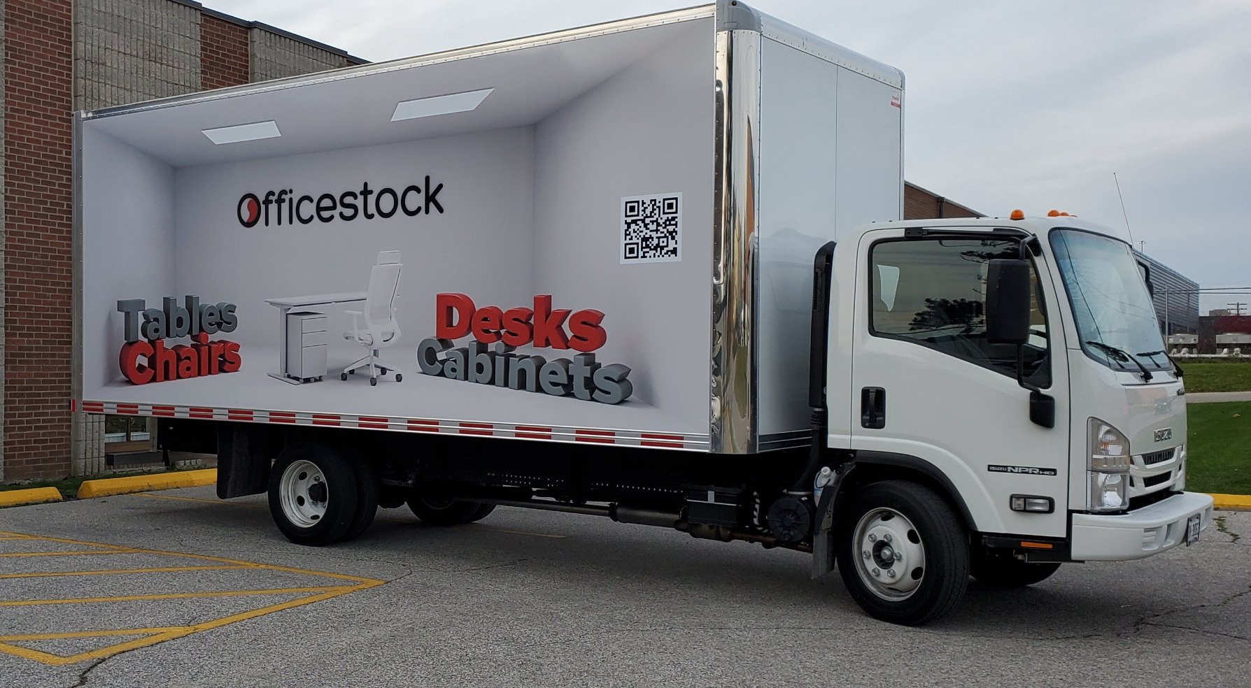 Office furniture delivery truck