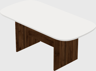 Modern oval meeting table