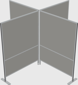 Freestanding walls quad