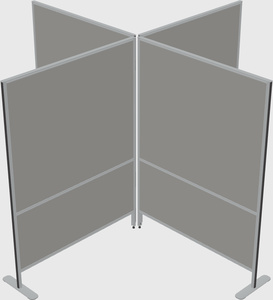 Freestanding walls quad
