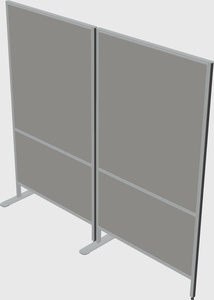 Freestanding straight line walls