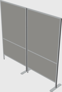 Freestanding straight line walls