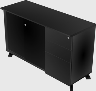 Storage cabinet with drawers