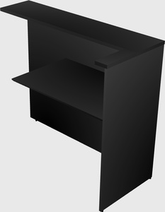 Reception desk return