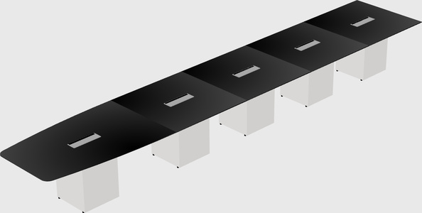 Off-wall meeting table