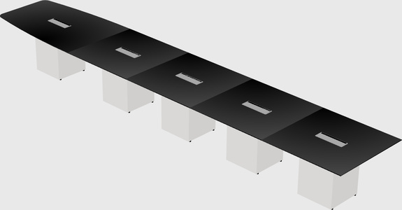 Off-wall meeting table