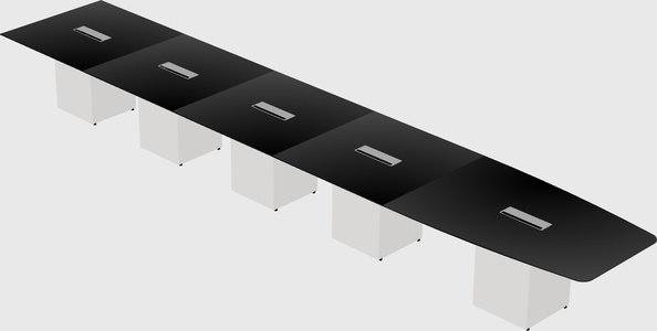 Off-wall meeting table