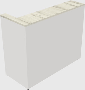 Reception desk return