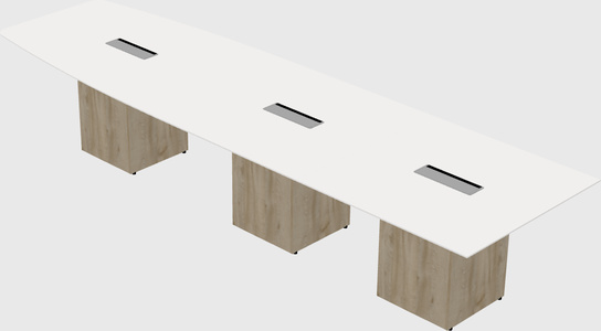 Off-wall meeting table