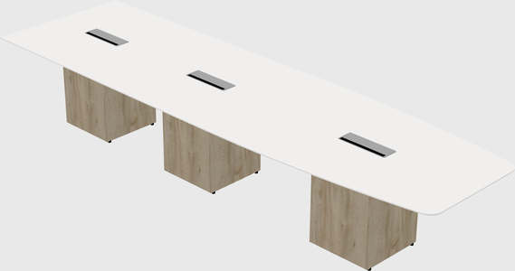Off-wall meeting table