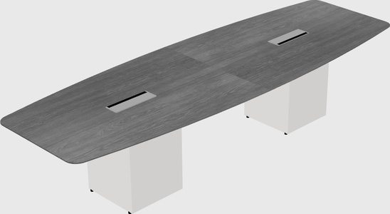 Mesa de reuniones en forma de barco