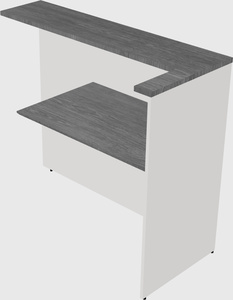 Reception desk return