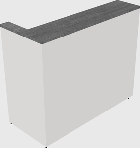 Reception desk return