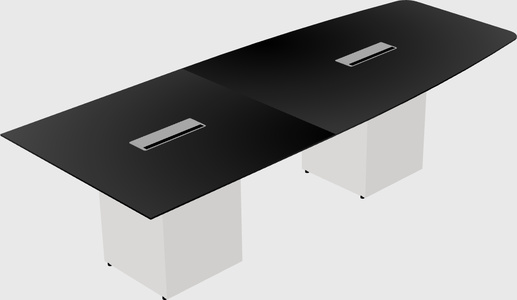 Off-wall meeting table