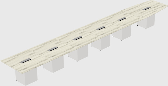 Off-wall meeting table