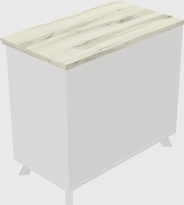 Sliding door cabinet