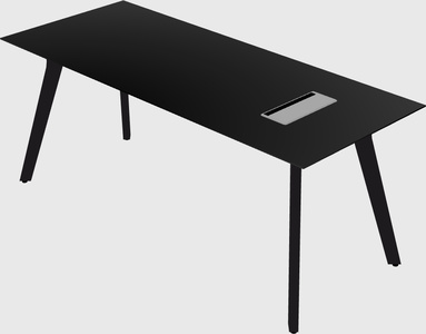 Rectangular desk