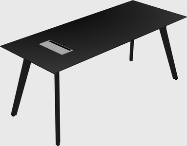 Rectangular desk