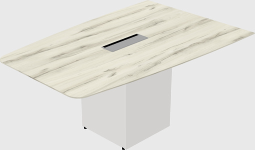 Boatshape boardroom table