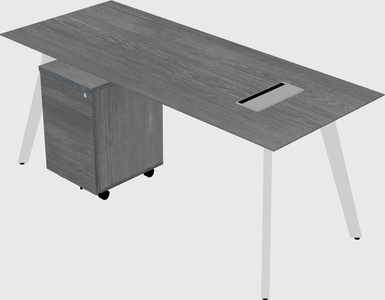 Rectangular desk