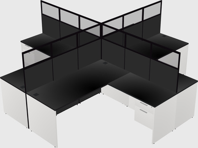 Cubicoli condivisi a forma di l