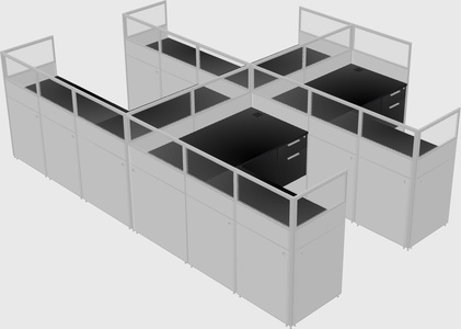 Cubicolo condiviso a forma di L