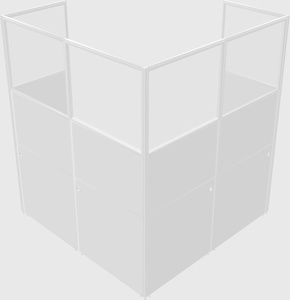 ਸਾਂਝਾ ਐਲ-ਆਕਾਰ ਵਾਲਾ ਕਿਊਬਿਕਲ