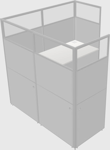 L-shaped panel system