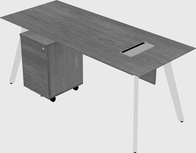 Rectangular desk