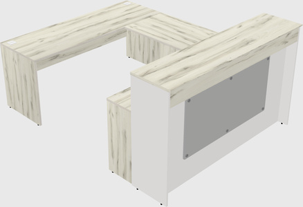U-shaped Reception Desk