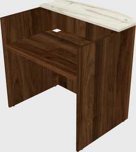 Small reception desk