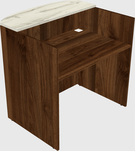Small reception desk