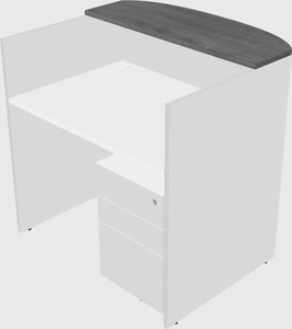 Small reception desk