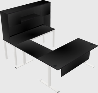 Sit-to-stand U-shaped Desk