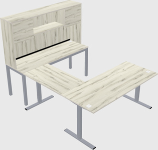 Sit-to-stand U-shaped Desk