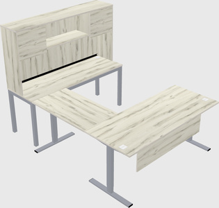 Sit-to-stand U-shaped Desk