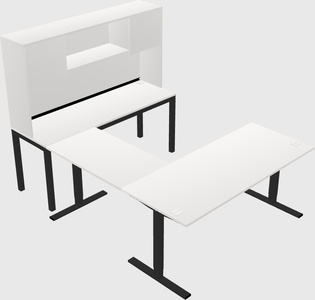 Sit-to-stand U-shaped Desk