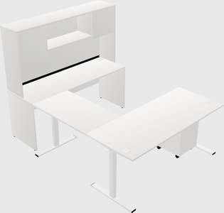 Sit-to-stand U-shaped Desk
