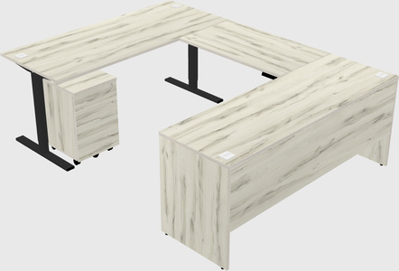 Sit-to-stand na u-shaped na mesa