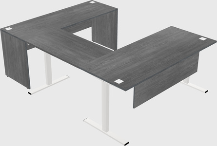 Sit-to-stand U-shaped Desk