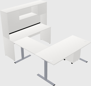 Sit-to-stand U-shaped Desk