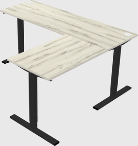 Sit-to-stand na l-shaped na mesa