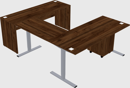 Sit-to-stand U-shaped Desk