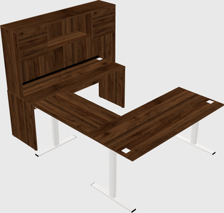 Sit-to-stand U-shaped Desk