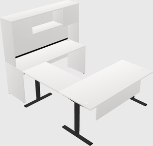Sit-to-stand U-shaped Desk