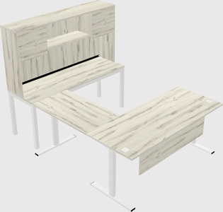 Sit-to-stand U-shaped Desk