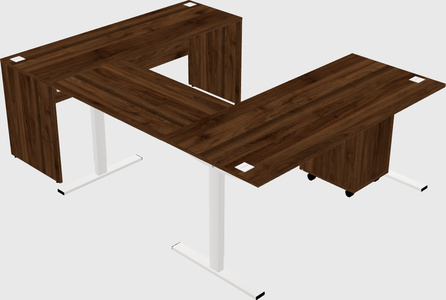 Sit-to-stand U-shaped Desk