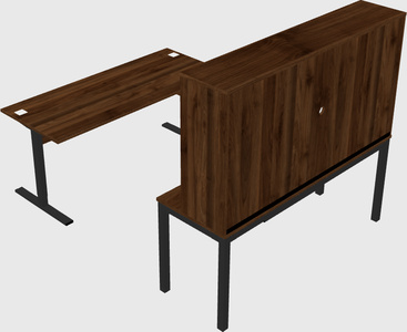 Mesa em forma de u sit-to-stand