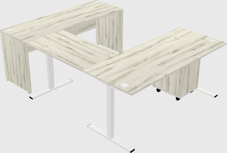 Sit-to-stand U-shaped Desk